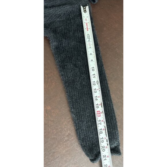 NWT Fashion Nova Black Hooded Wrap Cardigan Sweater W/Buckle Closure XL - Picture 9 of 9